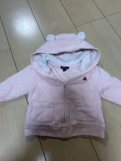 babyGAP ピンク フード付きパーカー