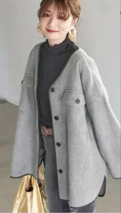 ノーカラージャケット