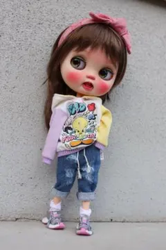 リカちゃんアウトフィット ブライス服 （オビツ22用）アウトフィット4