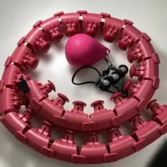 3in1 スマートフラフープ ピンク