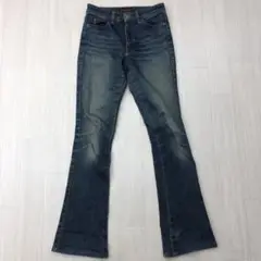 y2k 平成 ギャル スウィートキャメル ストレッチ ブーツカット デニムパンツ