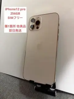 【傷1箇所 他美品】iPhone 12 pro 256GB SIMフリー