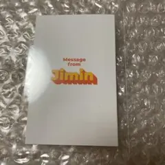 BTS  Butter メッセージカード　ジミン