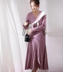 セゾンドパピヨン＊ニットワンピース