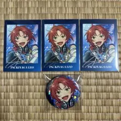 あんスタ プロセカ コラボ ホログラム缶バッジ ぱしゃっつ 月永レオ