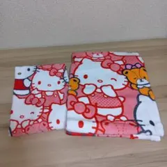 ハローキティ　サンリオ　 バスタオル　フェイスタオル　しまむら