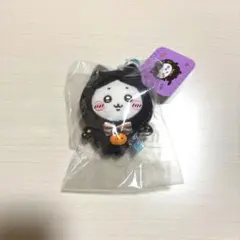 ちいかわ ハチワレ 仮装···ってこと！？ ハロウィン マスコット ぬいぐるみ ちいかわ」ハロウィン仮装マスコット、おおかみ姿のハチワレ