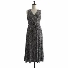 美品 LAUREN RALPH ラルフローレン カシュクールロングワンピース