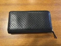 グッチ(GUCCI)長財布 ディアマンテ ラウンドジップウォレット