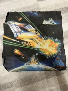 未使用　ビンテージ　東京ディズニーランド 旧STAR TOURS ハンカチ