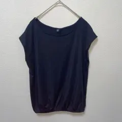 UNIQLO ユニクロ　ブラック ノースリーブ シャツ　タンクトップ　S