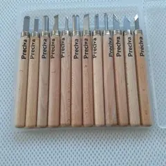 Preciva 彫刻刀セット 12本組 木工用