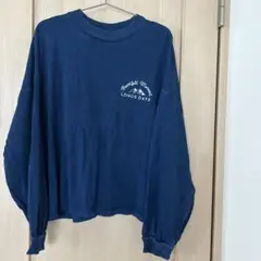 LOGOS DAYS ブルー デニム 薄手 長袖 トップス L