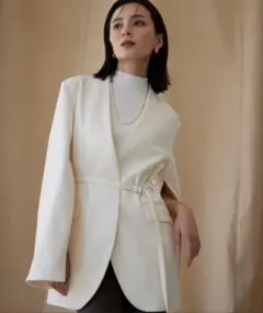 アニュアンス　スリットスリーブ　テーラージャケット