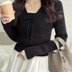 【値下げ中】mily bilet リブニット