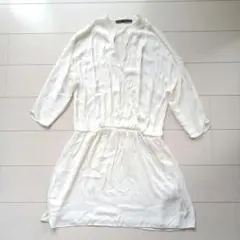 【ZARA】チュニックワンピース（M）白