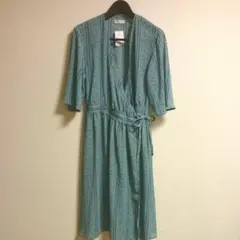 earth music&ecology 花柄カシュクールガウン