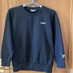 《美品》FILA フィラ　トレーナー　ブラック　Mサイズ