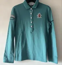 Munsingwear 長袖ポロシャツ ペンギンロゴ グリーンMのサムネイル