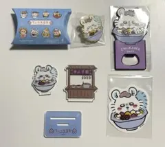 ちいかわ屋台【台湾夜市×モモンガ】マグネット(栓抜き)、アクリル