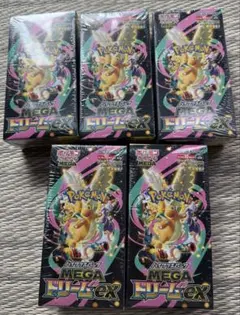 【シュリンク付き】ポケモンカード　MEGAドリームex5BOX