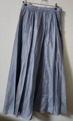 美品　新品未使用　ノーブル(Noble)フレアロングスカート ブルー　M