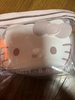 ハローキティx BRILMYミニコスメポーチ ピンク ブリルミー