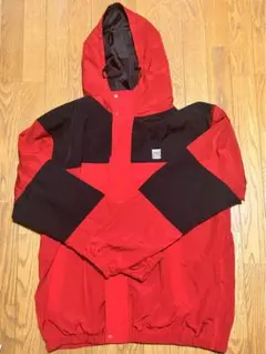 vision street wear ナイロンジャケット 赤 フード