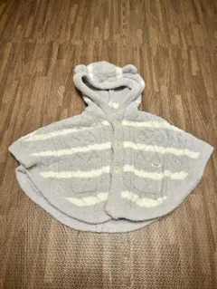 美品 ジェラートピケ ポンチョ