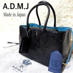 激レア 完売品】ADMJ トートバッグ クラウン刺繍 スパンコール 黒 保存