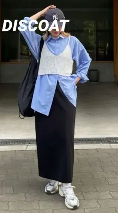 DISCOAT ラメ ニット ビスチェ キャミ