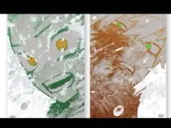 ク*ロ様 ヒロアカ 原画展 A2 アートポスター 2枚セット The Begin