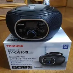 TOSHIBA TY-CW10 K ブラック ポータブルCDプレーヤー