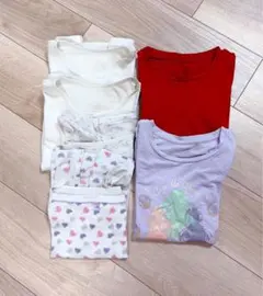 キッズ 下着　タンクトップ　Tシャツ120 130 6枚セット