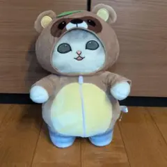 モフサンド　mofusand たぬき　ぬいぐるみ　あったかパジャマにゃんのサムネイル