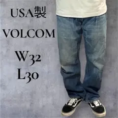 USA製 VOLCOM ストレートデニム W32 L30のサムネイル