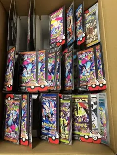 ポケモンカードBOX ペリペリ付き空箱 41箱 潰さずそのままダンボールで発送