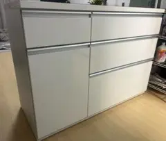 ニトリ　キュリー2 キッチンカウンター　ホワイト　120cm