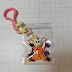 ハロウィン 猫 シェイカーチャーム キャンディバック シャカシャカ