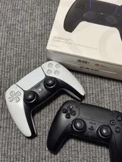 DualSense ワイヤレスコントローラー 2個セット ホワイト ブラック