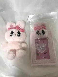 ⚠️ぽ様専用⚠️エスターバニー ぬいぐるみキーホルダー トレカケースセット ピンク