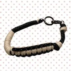 ブラック・ホワイト携帯ストラップ