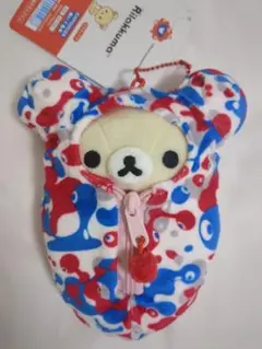 ミャクミャク×コリラックマ フード付き ぬいぐるみ キーホルダー マスコット