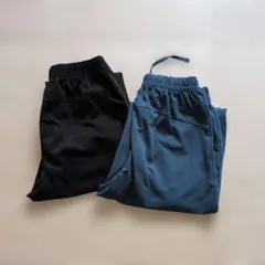 GUキッズ ロングパンツ 2点セット ブラック ネイビー