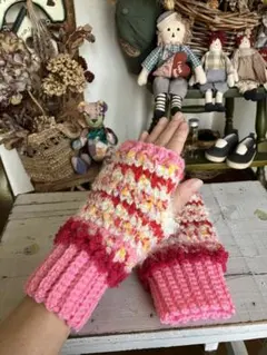 C*n様 ［手編み］ハンドウォーマー　アームウォーマー