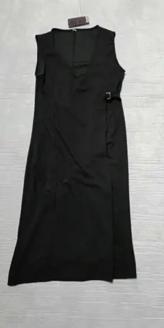 【新品】7Days Closet しまむら ワンピース　ロングジレ 黒　L