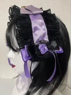 ハンドメイド　ヘッドドレスロリータ