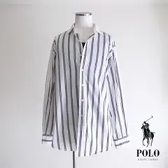 Polo RalphLauren ESTATE ブラックストライプ　シャツ