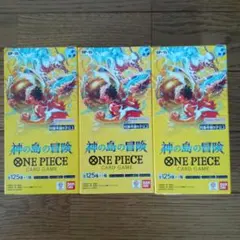 ONE PIECE CARD GAME 神の島の冒険 3BOX テープ付き