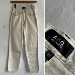 美品 A.P.C. JEAN MARTIN ホワイトデニム APC 24のサムネイル